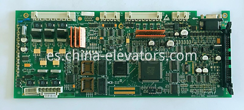 Placa base MCB-III para ascensor Otis Gen2 GAA26800KF1 Otis Gen2 Elevator MCB-III Mainboard GAA26800KF1